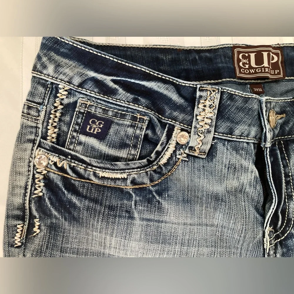 COWGIRL UP jeans 31/32 - Picture 13 of 14